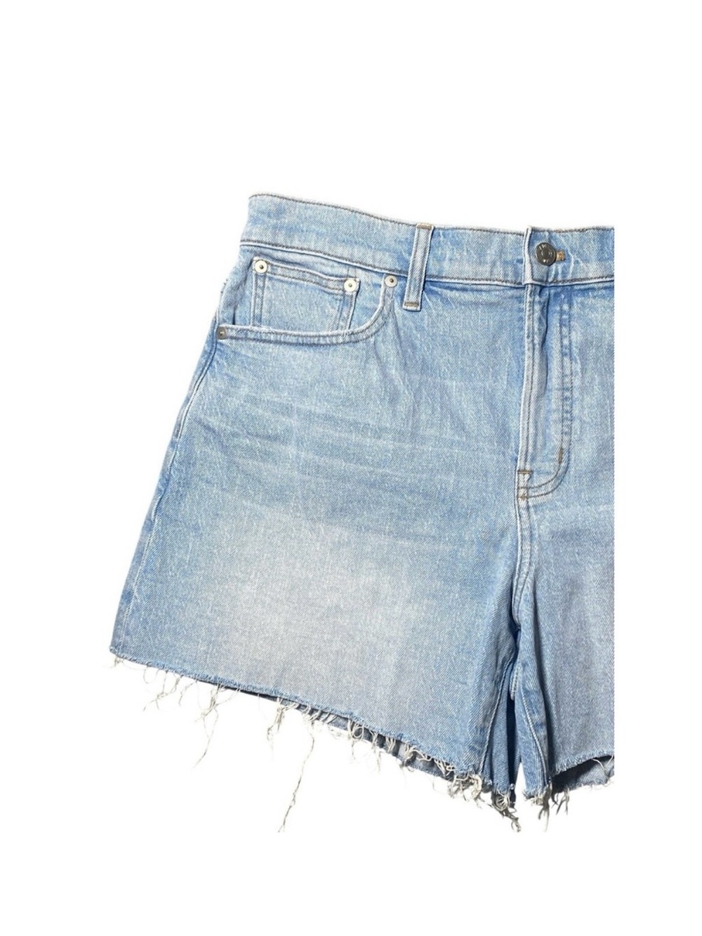 Madewell The Perfect Vintage Mid-Length Jean Short Size 30 - Picture 2 of 4